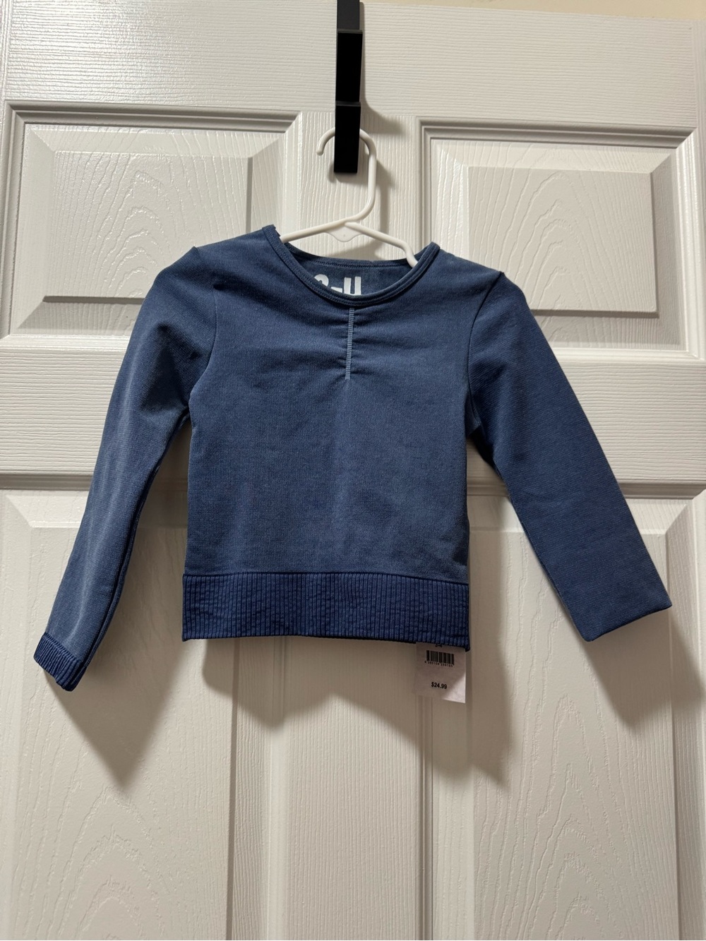 Cotton On Girls Navy Long Sleeve Crew Top